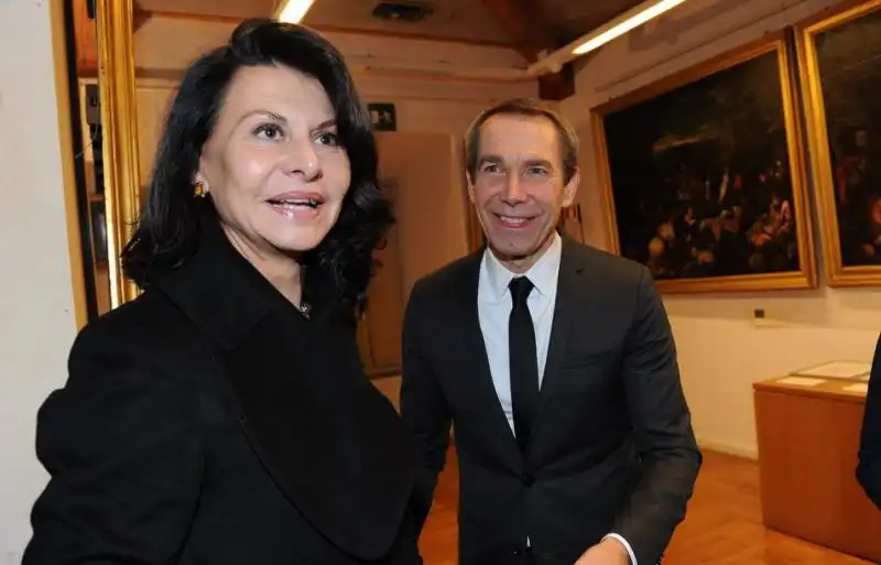 Anna Coliva e Jeff Koons 