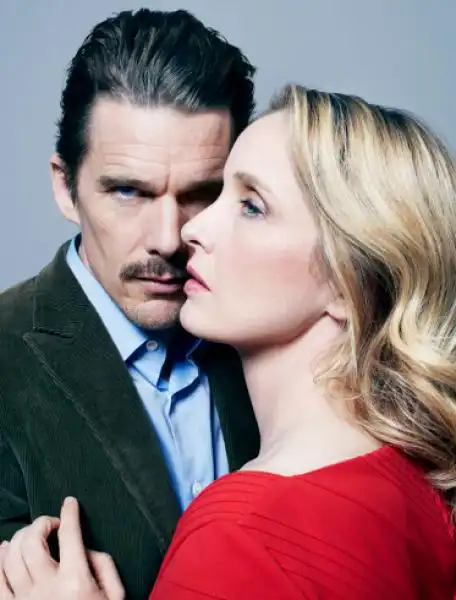 Gli attori Ethan Hawke e Julie Delpy 