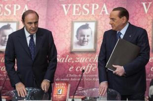 BERLUSCONI ALLA PRESENTAZIONE DEL LIBRO DI BRUNO VESPA