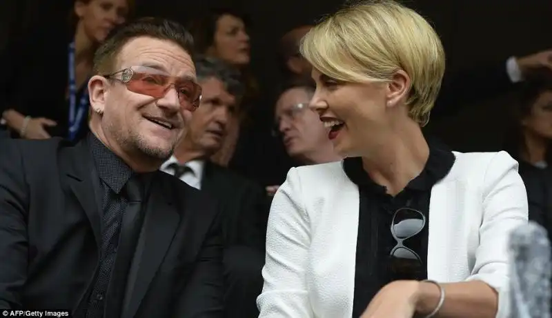 BONO VOX CHARLIZE THERON 