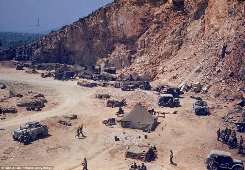 il campo americano dopo linvasione della Sicilia 