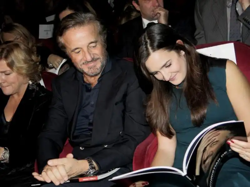 CHRISTIAN DE SICA CON LA FIGLIA MARIA ROSA FOTO ANDREA ARRIGA 