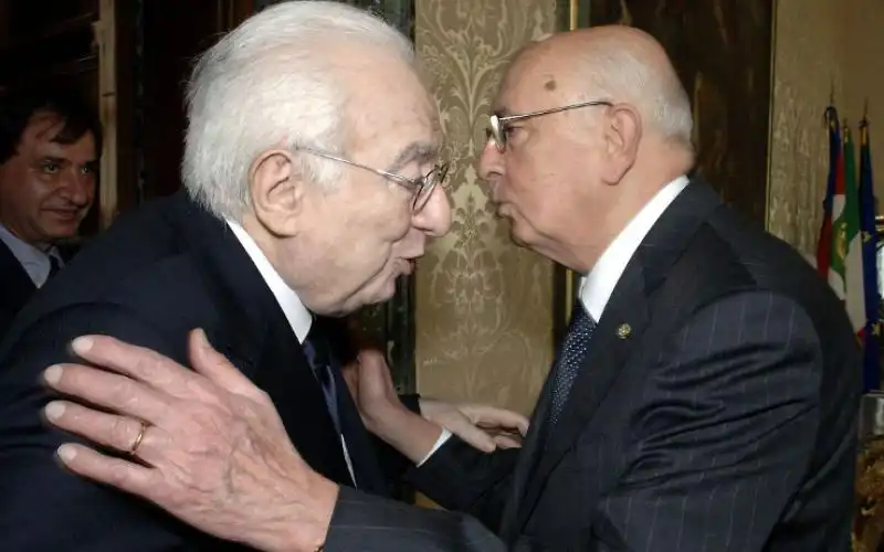 COSSIGA E NAPOLITANO 