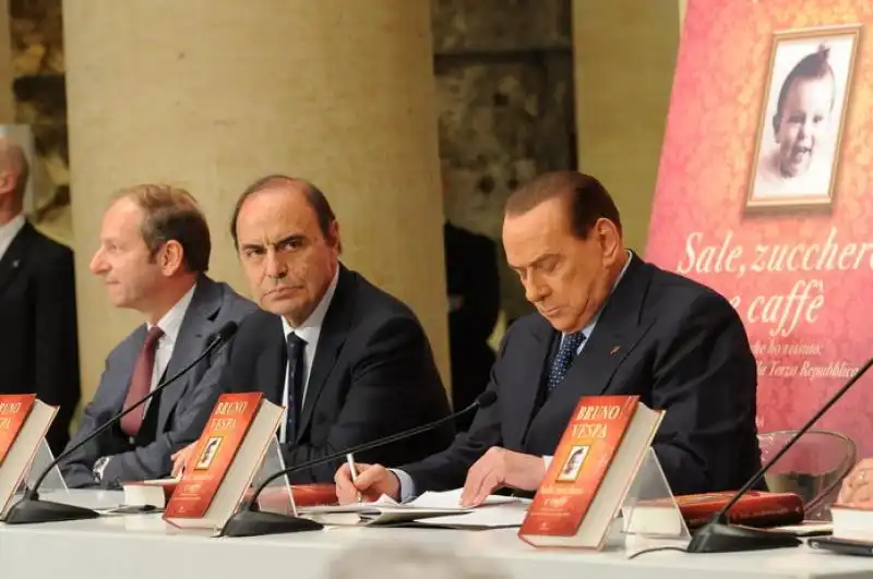 Cusenza Vespa e Berlusconi 