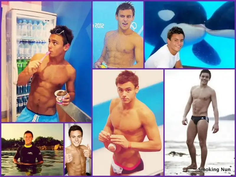 tom daley collage 