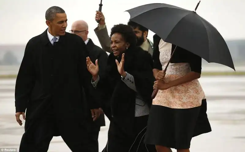 IL FUNERALE DI NELSON MANDELA OBAMA 