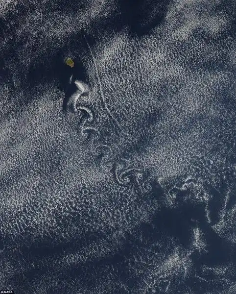 Isla Socorro crea vortici nel Pacifico 