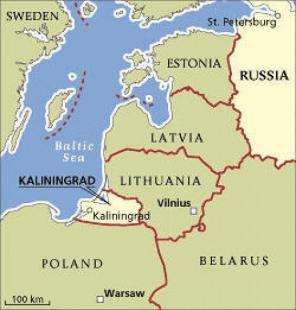 KALININGRAD ENCLAVE RUSSA