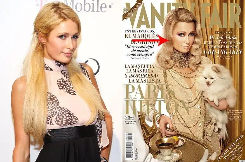 Paris Hilton editata 