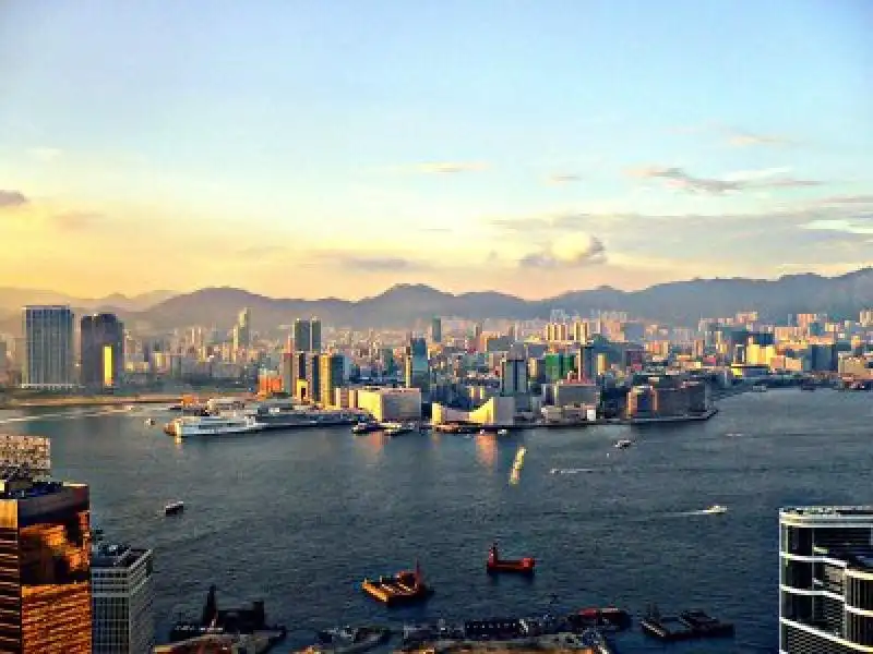 il porto di Hong Kong 