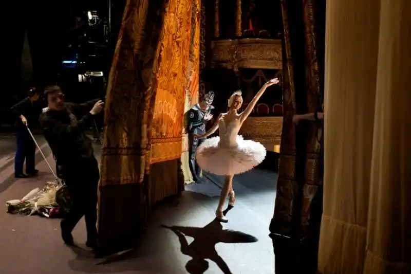 la prima ballerina del Bolshoi e linchino del ballerino Tsiskaridze 