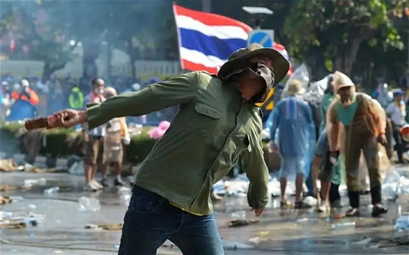 PROTESTE CONTRO IL GOVERNO THAILANDESE A BANGKOK 