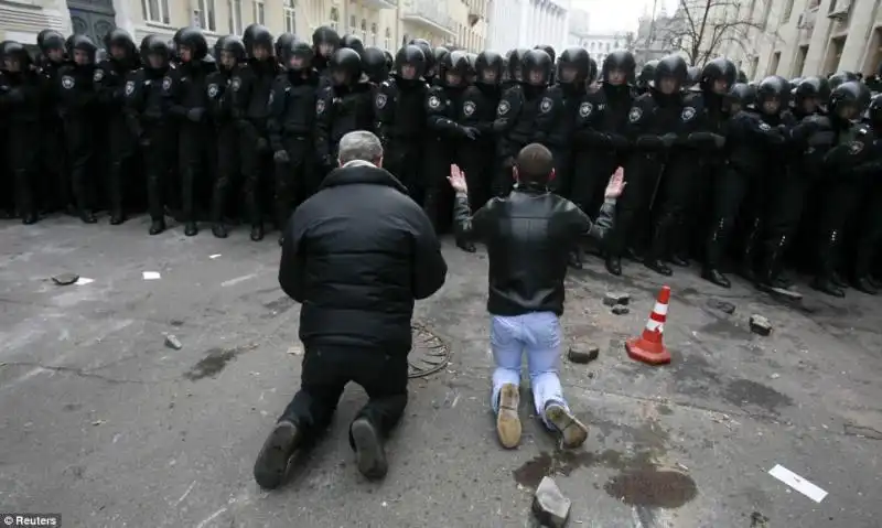 PROTESTE DI PIAZZA IN UCRAINA 