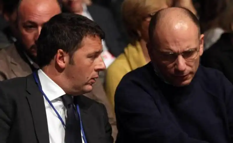 RENZI E LETTA ALL ASSEMBLEA NAZIONALE PD