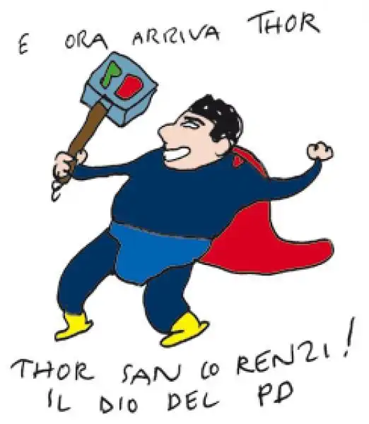 renzi vignetta