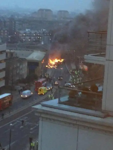 Lo schianto dellelicottero a Londra 