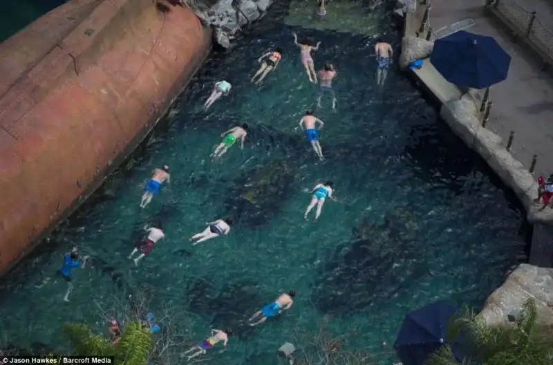 Snorkelling nel parco acquatico 