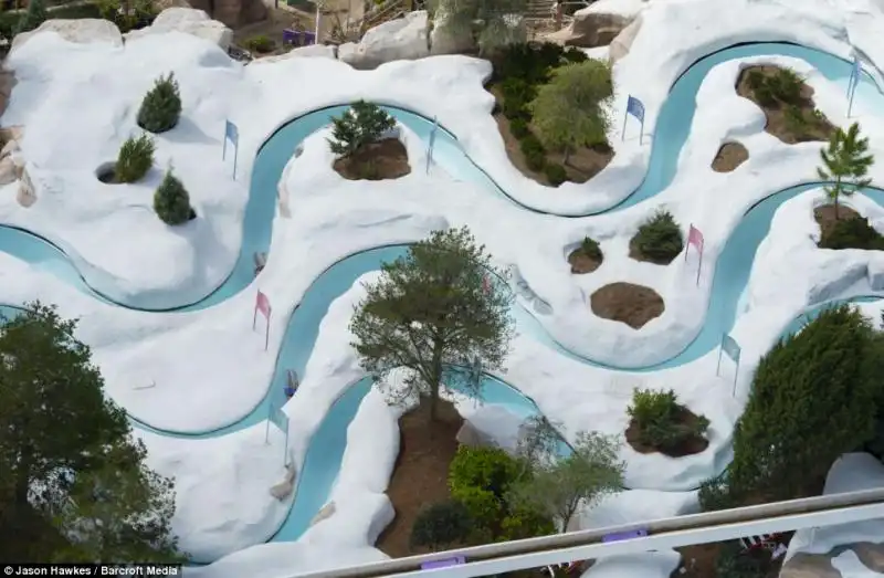 La spiaggia di neve a Walt Disney Resort 