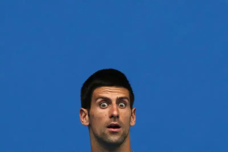 strange sports photos novak djokovic 