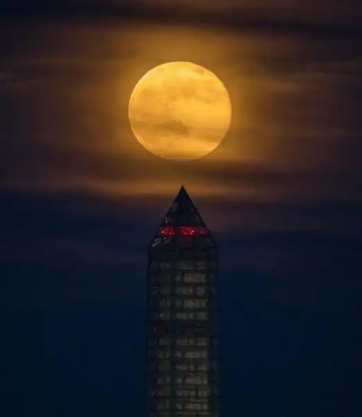 Una Superluna a washington 