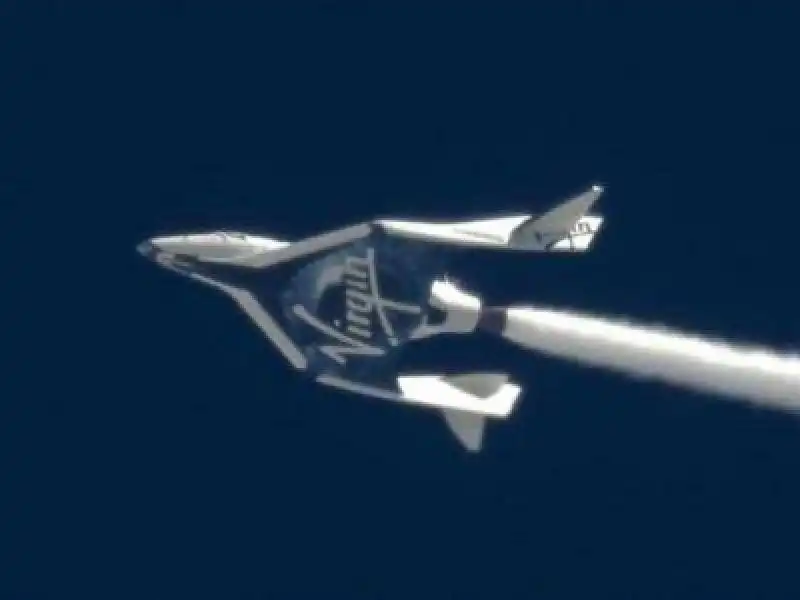 il volo spaziale Virgin Galactic 