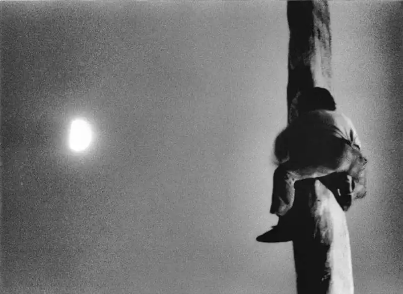 accettura (lucania), festa del maggio. luomo che voleva raggiungere la luna, 1994 mario dondero