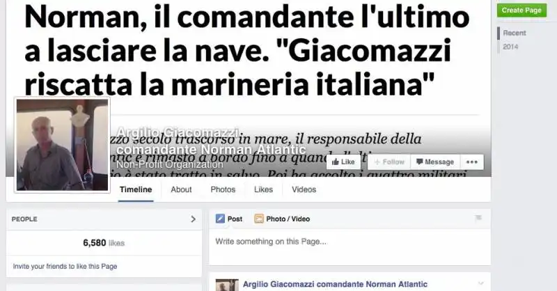 argilio giacomazzi pagina facebook