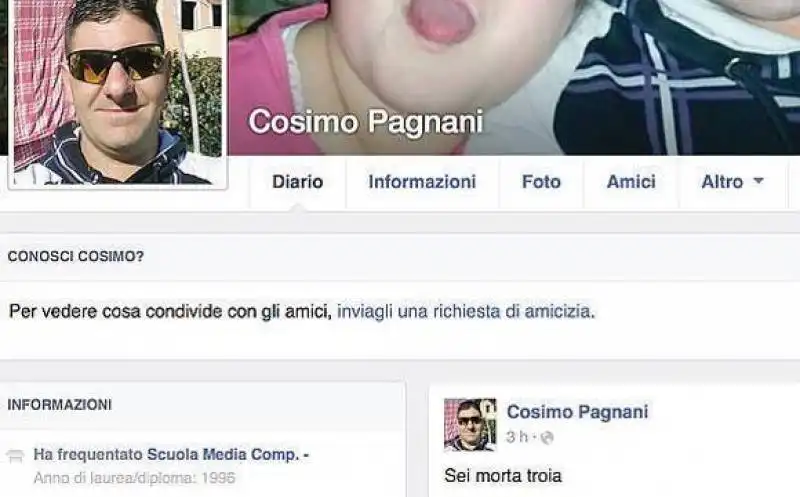 BACHECA FACEBOOK DI COSIMO PAGNANI