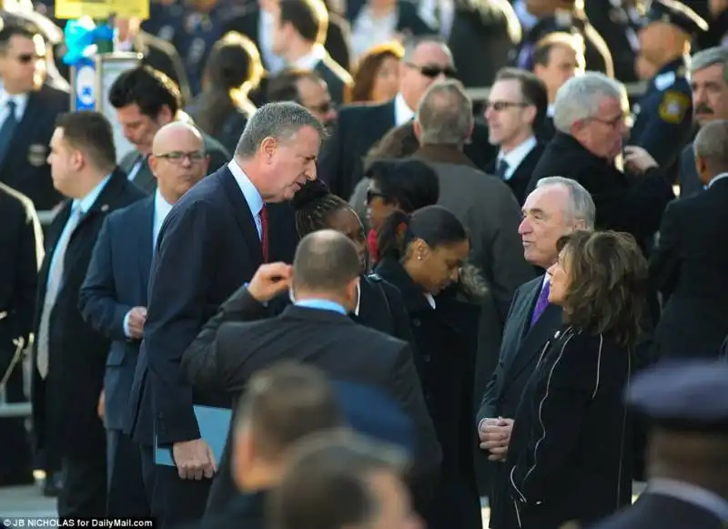 bill de blasio e il capo della polizia bill bratton