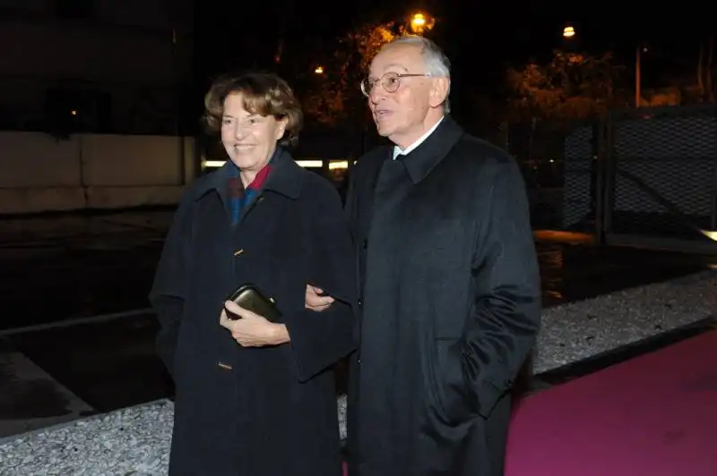 claudio cerasi con la signora augias