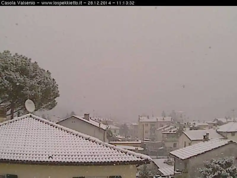 forte nevicata in romagna