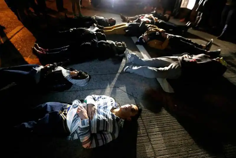 foto time 09 dicembre 2014protesta a new york per eric garner