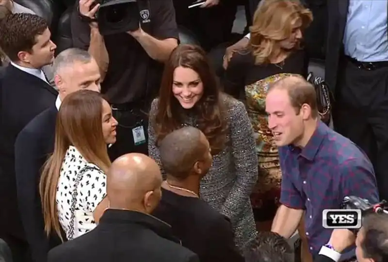 kate e william con beyonce e jay z