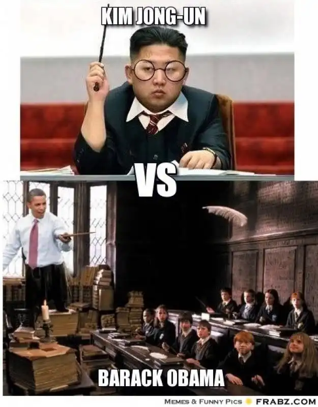 kim jong un obama harry potter