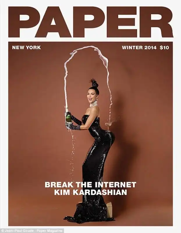 kim kardashian paper magazine break the internet