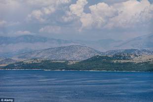 la costa di corfu