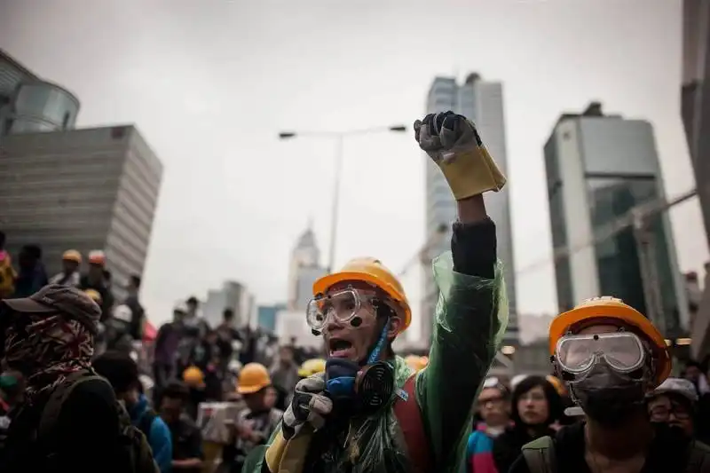 la repressione di occupy hong kong  5