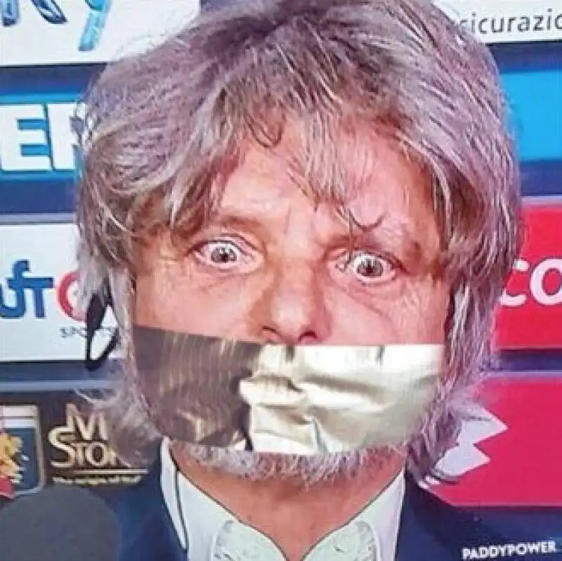 massimo ferrero imbavagliato