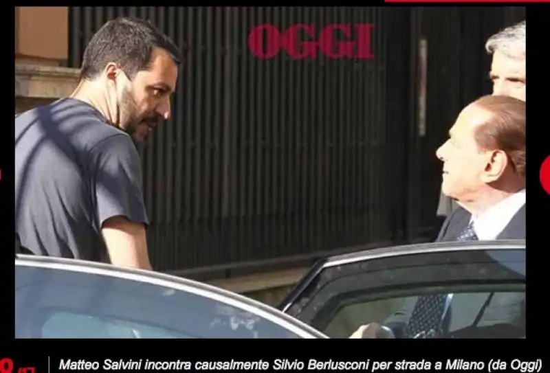 matteo salvini SILVIO BERLUSCONI