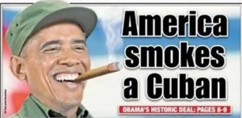 obama sigaro cubano