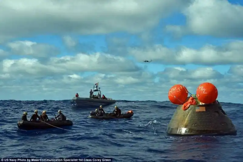 orion splashdown