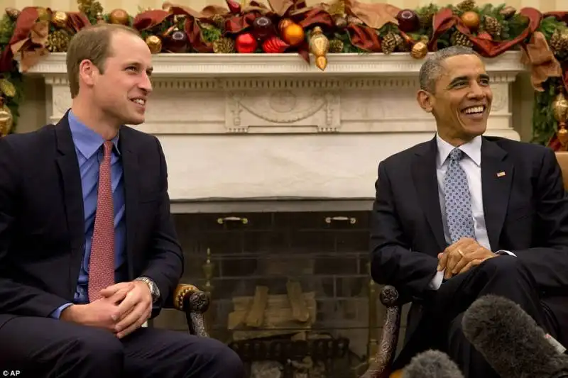 principe william con obama 