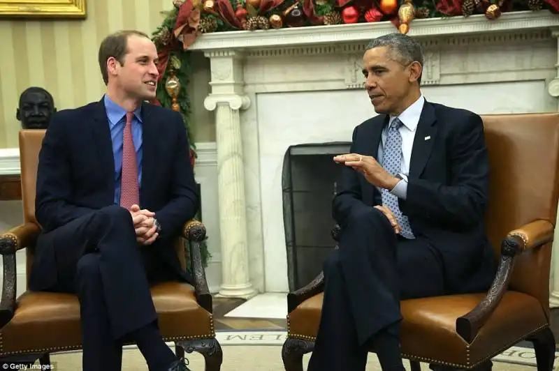 principe william con obama