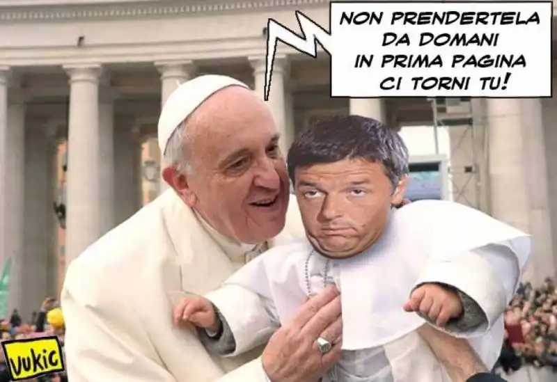 renzi papa bergoglio 5