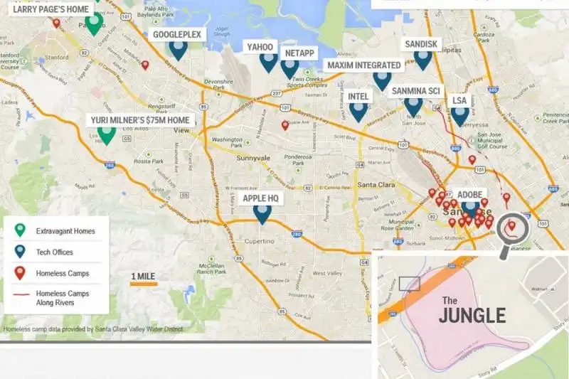 silicon valley   il campo per homeless chiamato the jungle  36