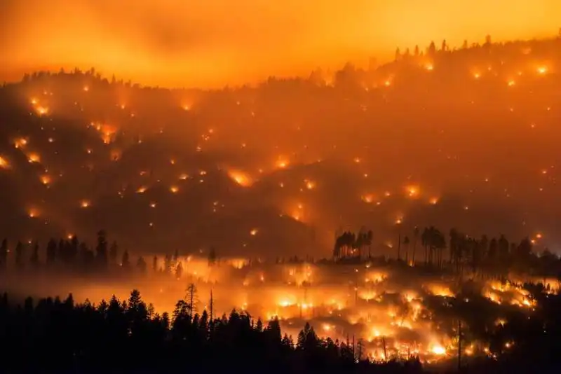 the el portal fire yosemite park