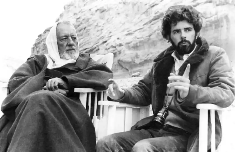 alec guinness e george lucas sul set