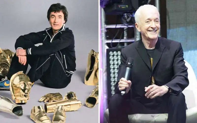 anthony daniels nel 1977 e nel 2015