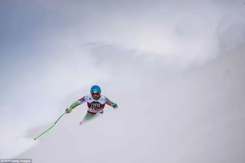 bostjan kline durante il super g in val gardena