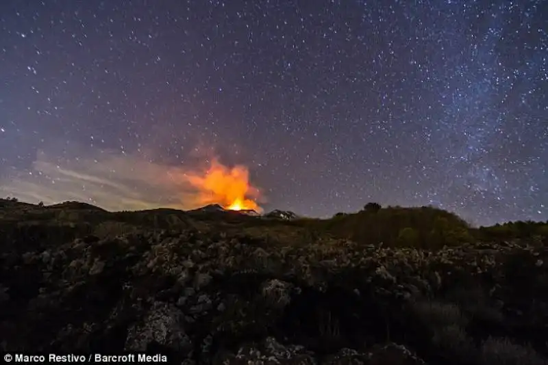 etna torna a eruttare dopo il 2013